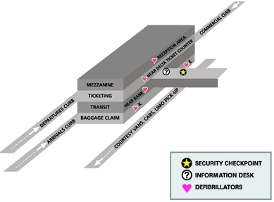 Landside Terminal Map